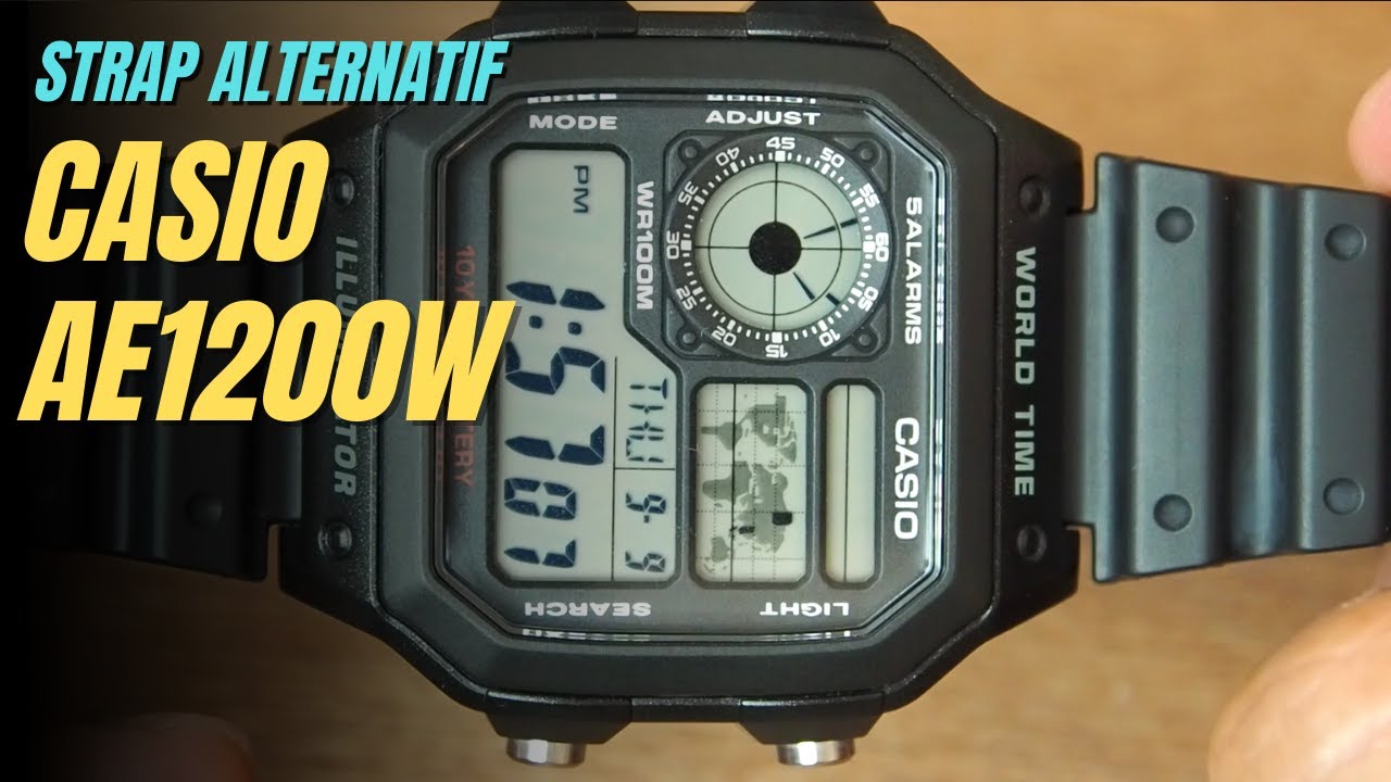 Strap Alternatif untuk AE1200W / AE1200 Casio Royale - Mix and Match  MRW200H - YouTube