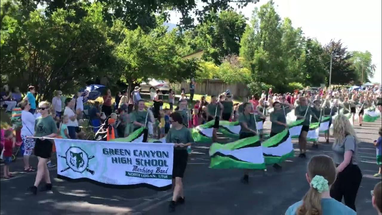 (7/25/2022) Green Canyon HS Marching Band North Logan Pioneer Day