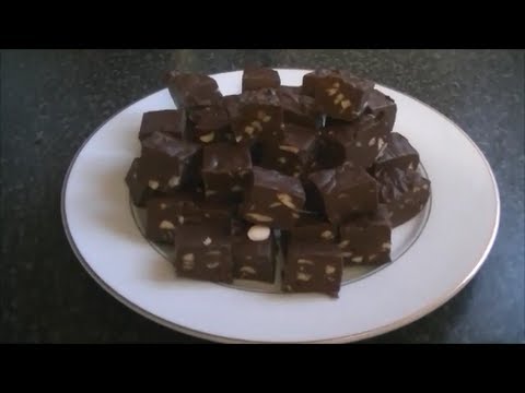 NUTS & CHOCOLATE FUDGE *COOK WITH FAIZA*