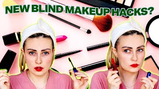 Following A Makeup Tutorial for BLIND People! (Do these tips & tricks work?)