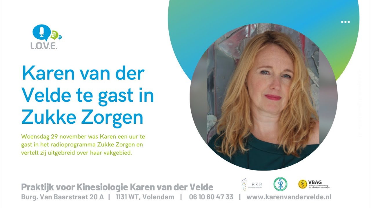 Karen van der Velde te gast in Zukke Zorgen - YouTube
