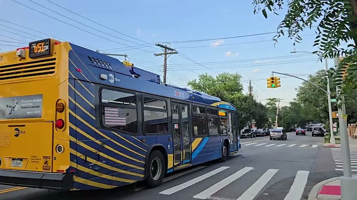 MTABC: NovaBus LFS #8998 operating the Q51 towards Cambria Heights.