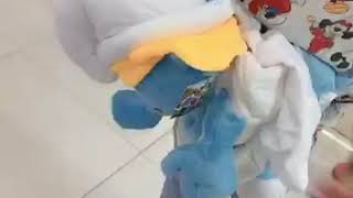 Ac Shopper Smurf Cartoon Whole Body Bag For Kids Cute Smurfin