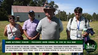 NOTA: COMUNIDADES DE HUELMO, ILQUE, PANITAO E ISLA HUAR SE REUNIERON CON AUTORIDADES REGIONALES