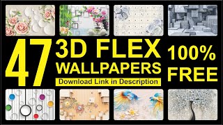 47 Free 3D Wallpapers - Modren Home Decor Wallpapers - HD Flex Wall Designs screenshot 3