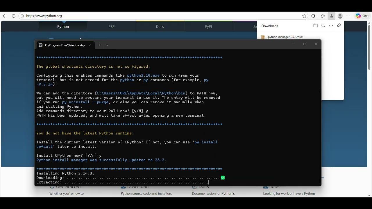 how to install python - YouTube