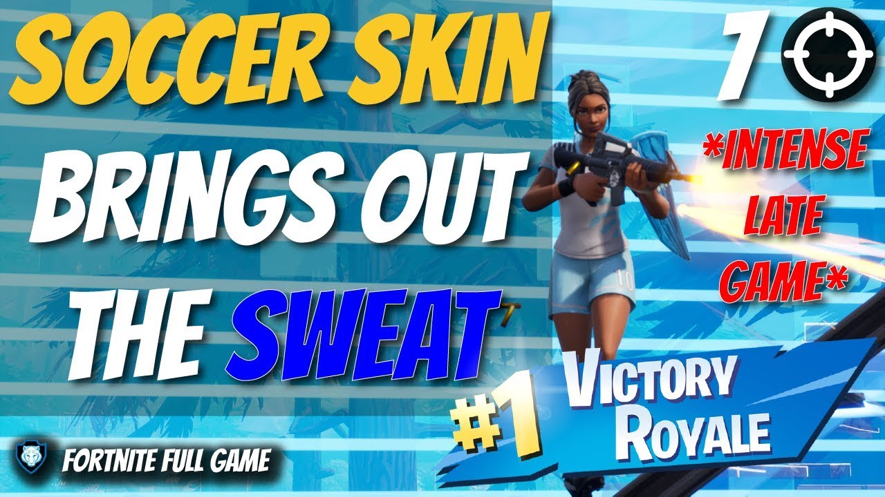 Fortnite Full Game | Soccer Skin Brings Out The Sweat (Poised Playmaker Gameplay)