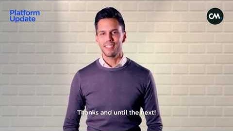 CM.com Platform Update November 2019