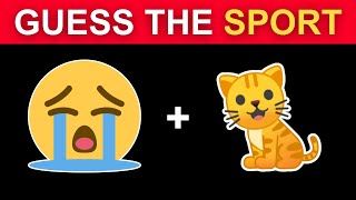 Guess the Sport by Emoji | Sports Emoji Quiz 🏏🏀⚽