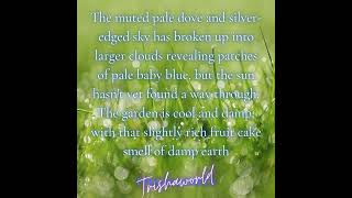 Good morning from Trishaworld 920!