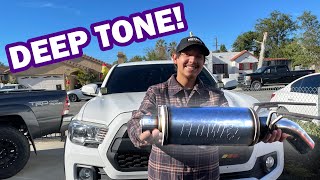 Tacoma Flowmaster FlowFX Extreme Axle Dump Exhaust!! + V6 Sound Clips!!