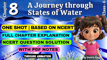 CLASS 6 CHAPTER 8 SCIENCE | ONE SHOT | A JOURNEY THROUGH STATES OF WATER | NCERT #2025 