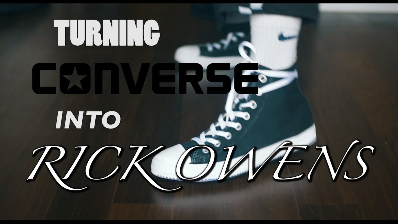 rick owens shoes converse