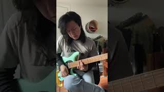 playing the guitar part i wrote for Reverie by Polyphia