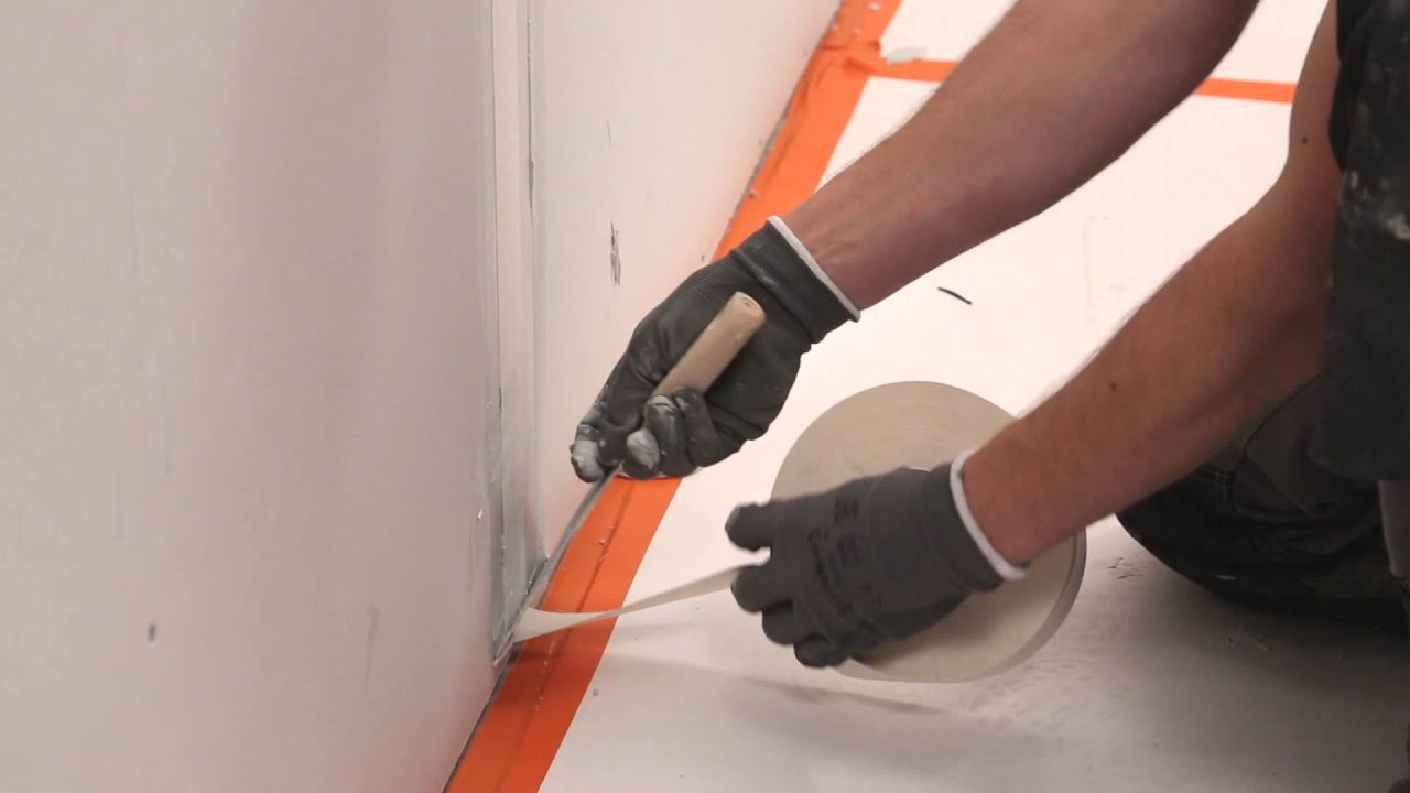 Pohjatyöt ja pohjamaalaus kipsilevyseinille ja -katoille - PROF