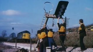 Vintage railway film - Wires over the border - 1974