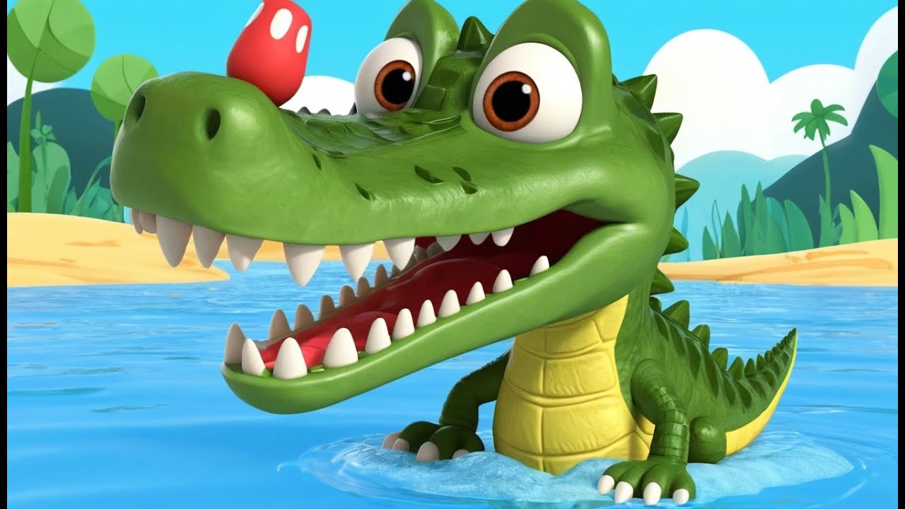 Baby Crocodile Lost His Tooth 🐊🦷 | Fun 3D Animated Nursery Rhyme for Kids & Toddlers