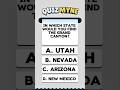 USA GRAND CANYON QUIZ
