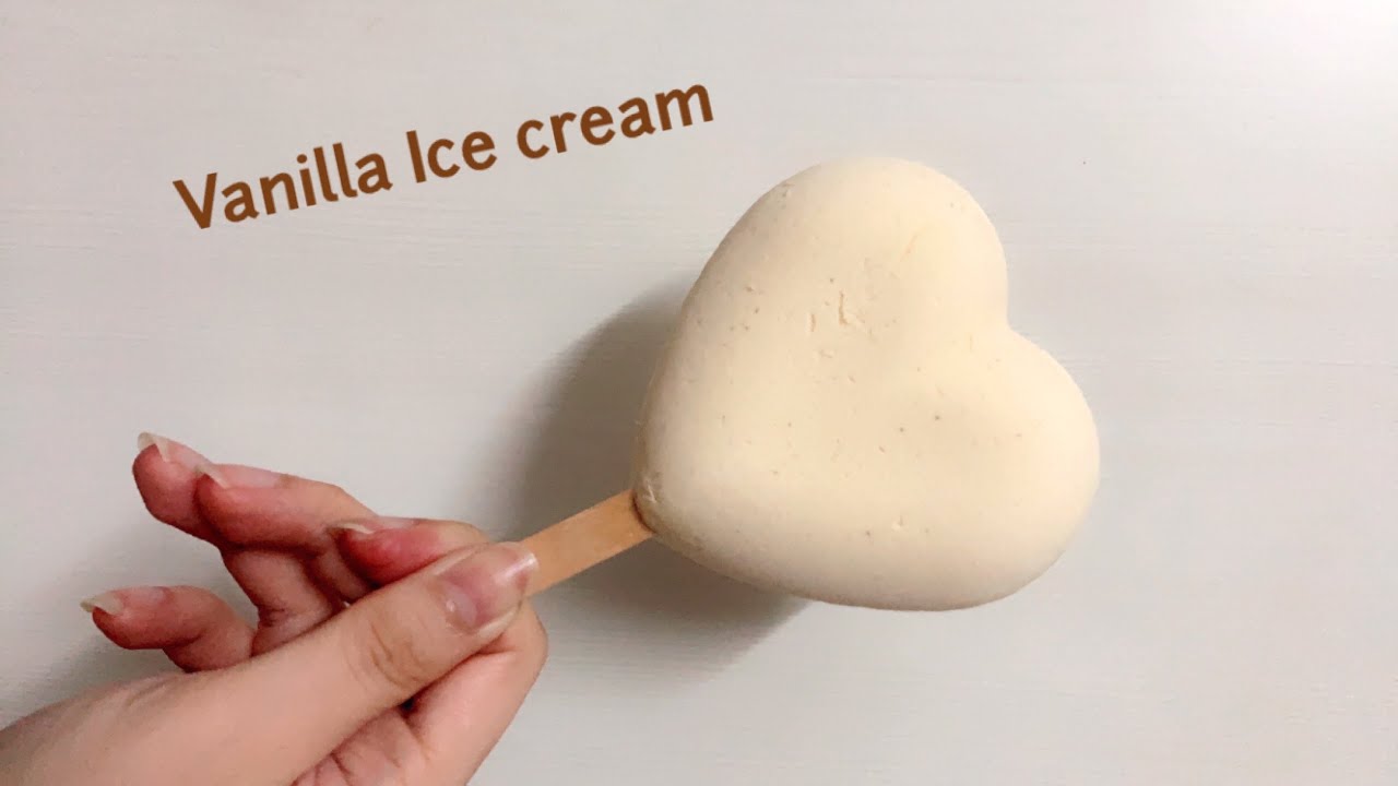 Home made vanilla ice cream less sweet YouTube