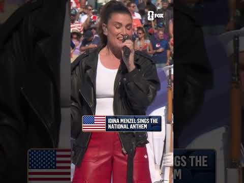 Idina Menzel gives a spectacular 4th of July performance before France vs Paraguay