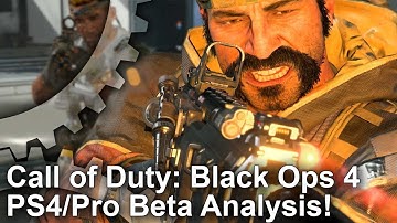 [4K] Call of Duty Black Ops 4: PS4 vs PS4 Pro Beta Analysis - Treyarch
