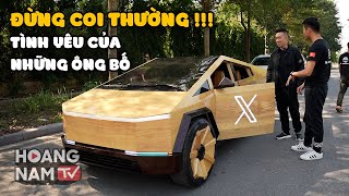 Làm siêu xe bằng gỗ cho con trai - phiên bản Cyber truck Tesla này lạ quá!