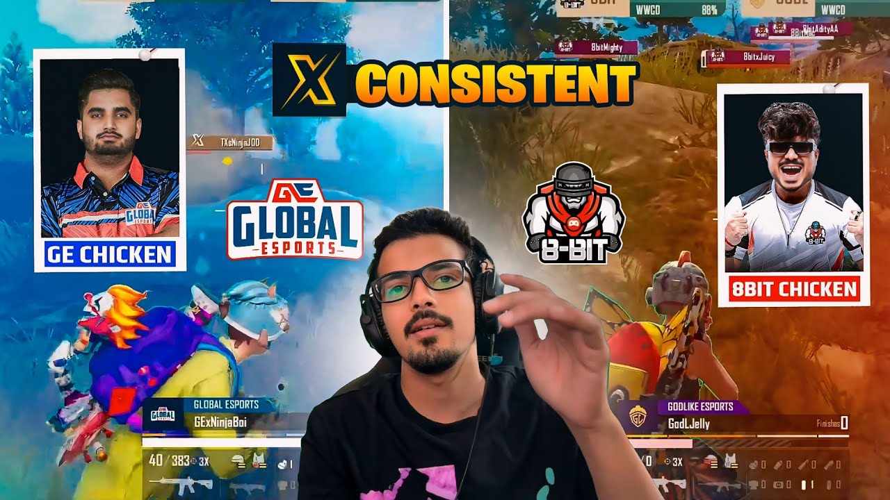 Consistency level TX🔥 | BGIS Semi Finals W1 Day 3 | GE & 8bit Chicken