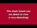 Shark attacks man live