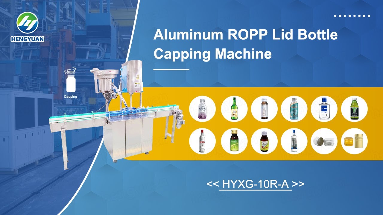 🔍Watch the HYXG-10R-A Aluminum ROPP Lid Bottle Capping Machine in ...