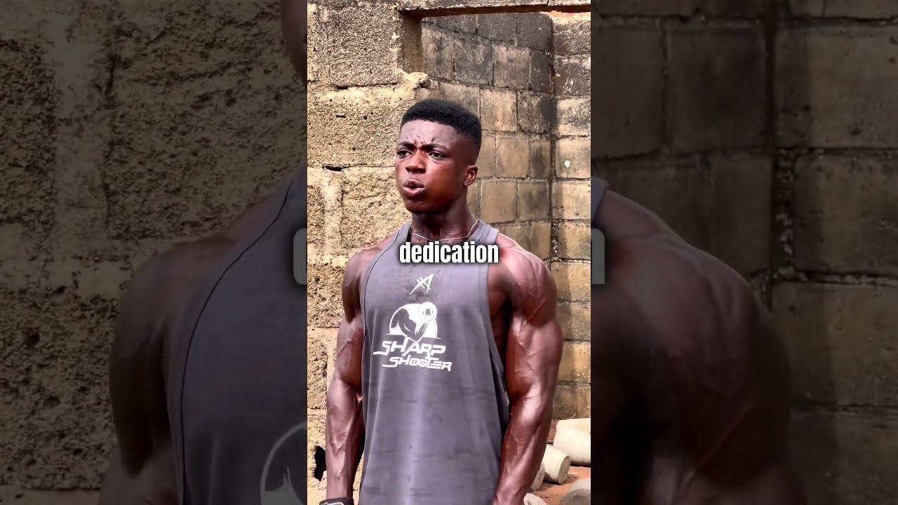 Jacked African Bodybuilder