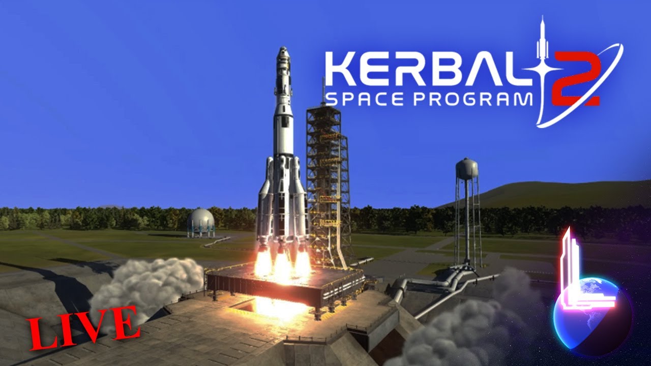 Building a Rocket to the Mun in Kerbal Space Program 2 #ksp2 - YouTube