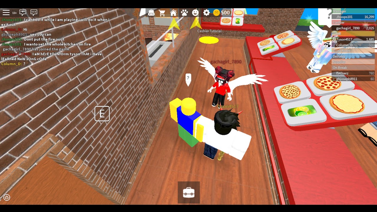 Just a normal day at roblox pizza place (Roblox Work at a pizza place