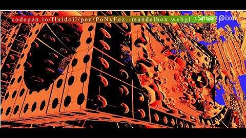 ➤➤➤.2d..3d..webgl..fractal..3d..mandelbox..animation.3d..demo..chrome..spheres