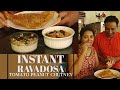Instant Rava Dosa - Peanut Tomato Chutney - Masala Rava Dosa - Crispy Rava dosa - Breakfast Dosas