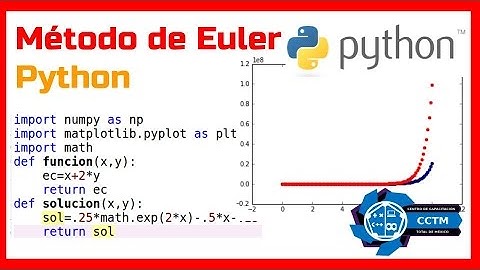 Métodos Numéricos: Método de Euler en Python