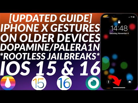 [UPDATED] GesturesXV: iPhone X Gestures/Features for iOS 15/16 Rootless Palera1n/Dopamine Jailbreak