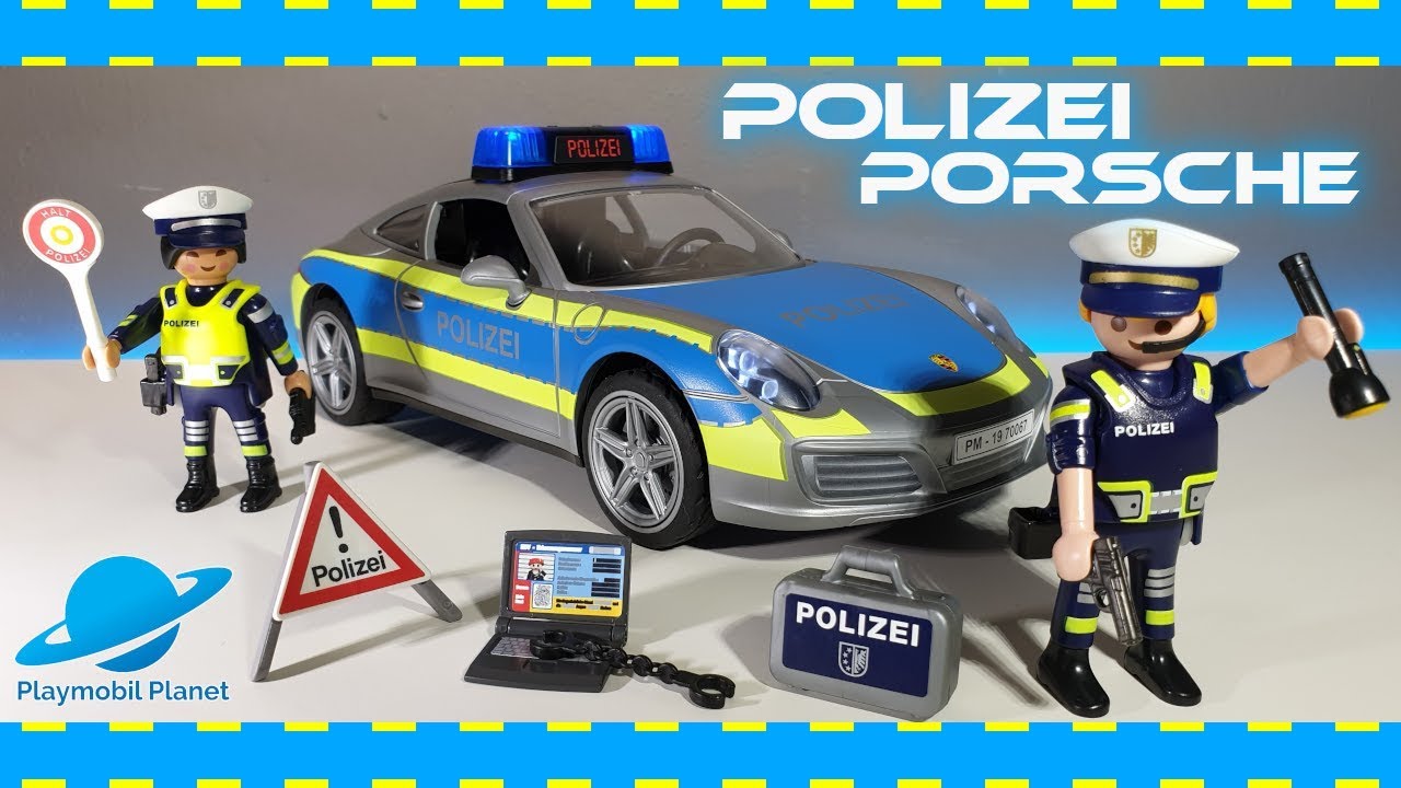 PLAYMOBIL® Porsche 911 Carrera 4S Polizei (70067) Aufbau & - YouTube