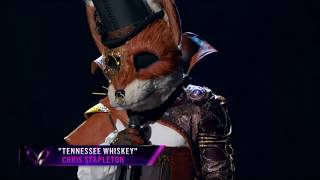 Masked singer fox preform Tennessee whiskey