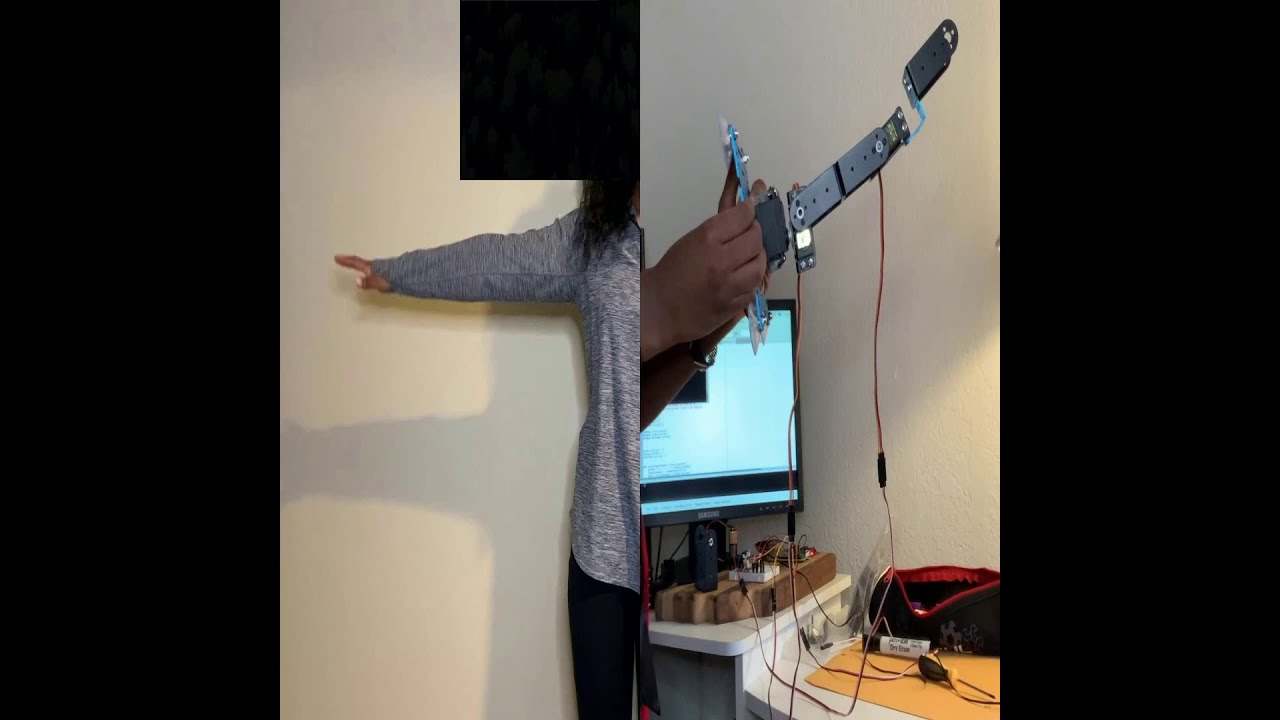 Gesture Controlled Robot Arm (Open Pose & Raspberry Pi)
