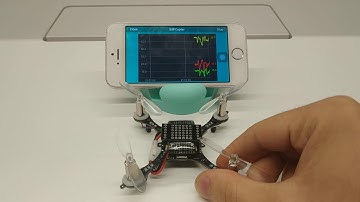 RemoteXY with ESPcopter Accelerometer X,Y and Z  Data