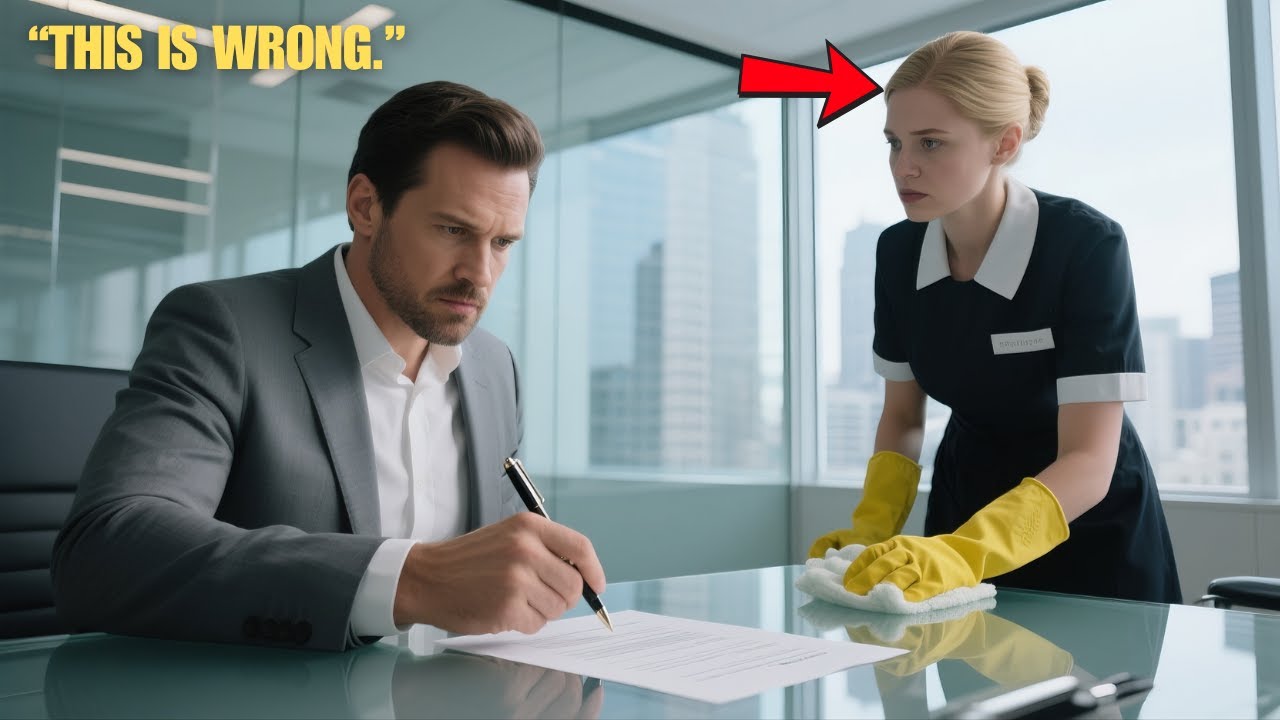 'This is Wrong ' A Poor Cleaning Lady Noticed the Millionaire,She Saved Him $500M Without Knowing