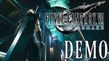 FINAL FANTASY VII REMAKE DEMO (PS4 Pro) Full Playthrough