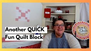 Single Irish Chain Quilt Block - Step By Step, Big Quilt Block-Easy Quilt Block