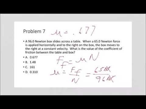 AP Physics 1 Dynamics Practice Problems and Solutions 2022 - YouTube