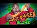 DIY SPOOKY HALLOWEEN SLIME RECIPE !!!