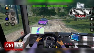 Bus Simulator: EVO - Articulated Bus in German Village GamePlay (Android & iOS) screenshot 3