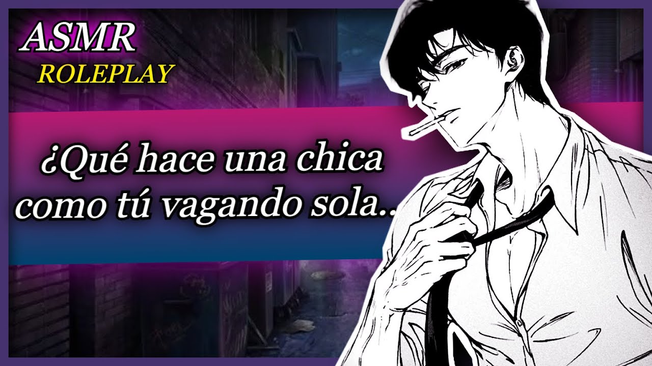 ASMR | Te pierdes en la noche y el jefe de la mafia te rescata☔💋 | Roleplay | Español Latino