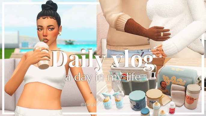 Day In The life Of My Pregnant Sim •The Sims 4 Vlog 📷🤍 - YouTube
