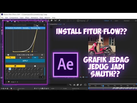 cara install fitur flow di after effect | graf jedag jedug