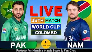 🔴Live: Pakistan vs Namibia, T20 World Cup Match 35 | PAK vs NAM | live Score, Commentary& Analysis screenshot 4